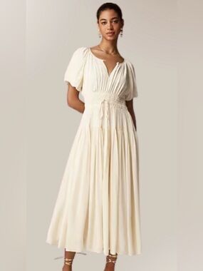 j crew smocked maxi dress in cotton voile Smocked Maxi Dress In Cotton Voile For Women